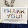 Custom Thank You Photo Frame - Memory Gift for Family, Wife, Husband - The Framers