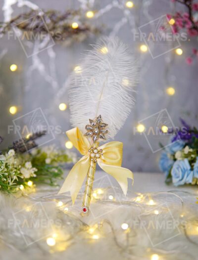 Beautiful Nikah Pen - Golden