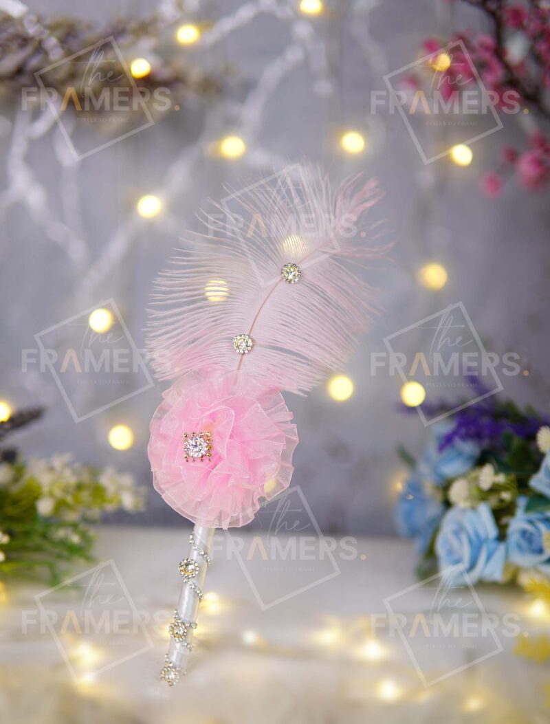 Luxury Nikkah Wedding Pen - With Pink Fur