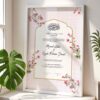 Modern Chic Nikkah Contract Frame - Customizable - White - The Framers