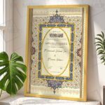 Customized Contract Nikah Frame
