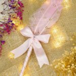 Handmade Pink Nikkah Pen with Bow