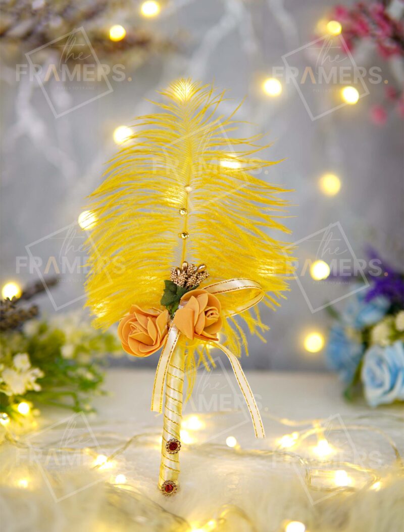 Gold Feather Luxury Nikkah Pen
