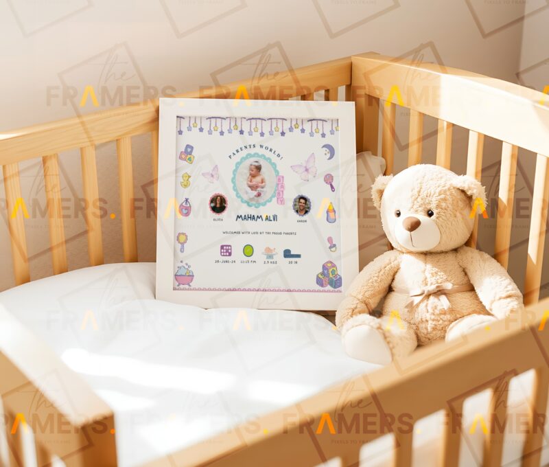 Custom Baby Frame | Birthday Gifts for Babies
