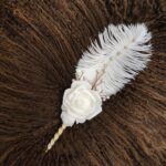 Handmade White Feather Pen