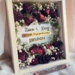 Roses Shadow Box for Wedding