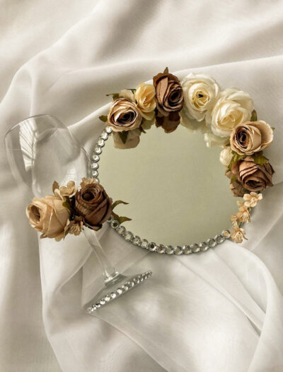 Doodh Pilai Glass with Crystal Tray