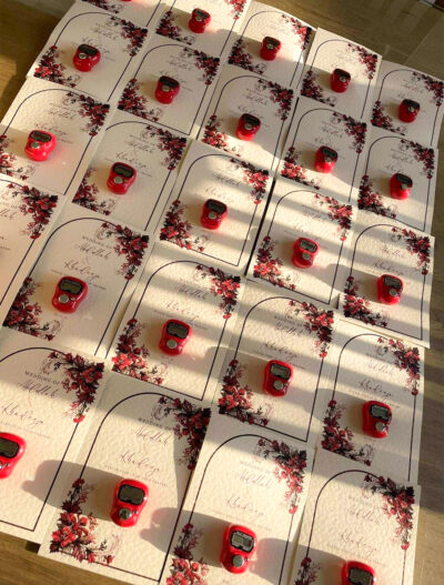 Favor Card with Digital Tasbeeh