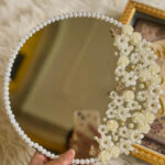 Floral Cascade & Butterfly Bridal Mirror (Arsi Masoof)