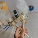 Custom White and Gold Nikkah Pen